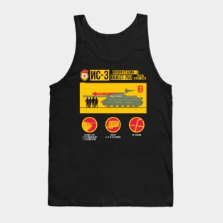 For someone who understands tanks! IS-3 infographics Tank Top